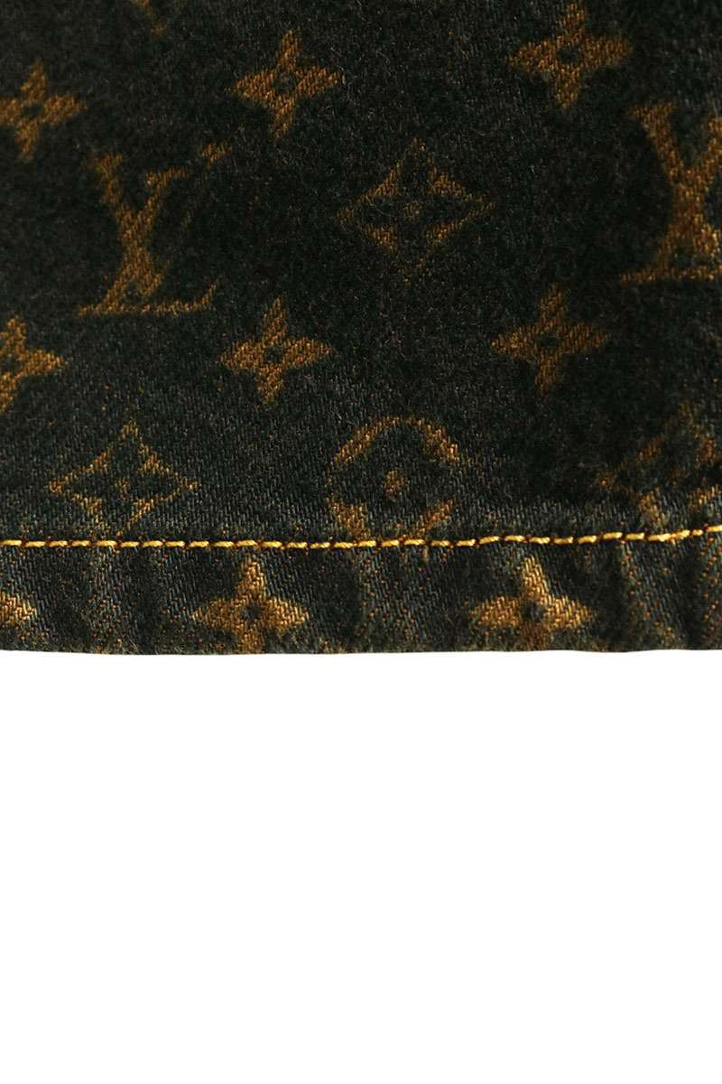 Louis Vuitton 25AW Monogram Straight-Cut x Brown Size 36