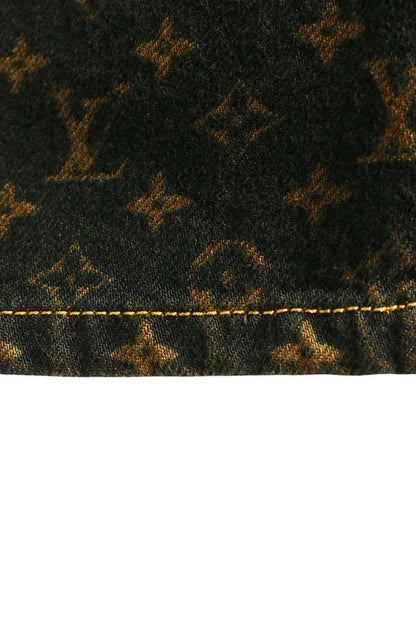 Louis Vuitton 25AW Monogram Straight-Cut x Brown Size 36