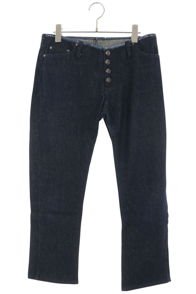 Chrome Hearts Old Flare Knee Button-Fly Jeans Size 29