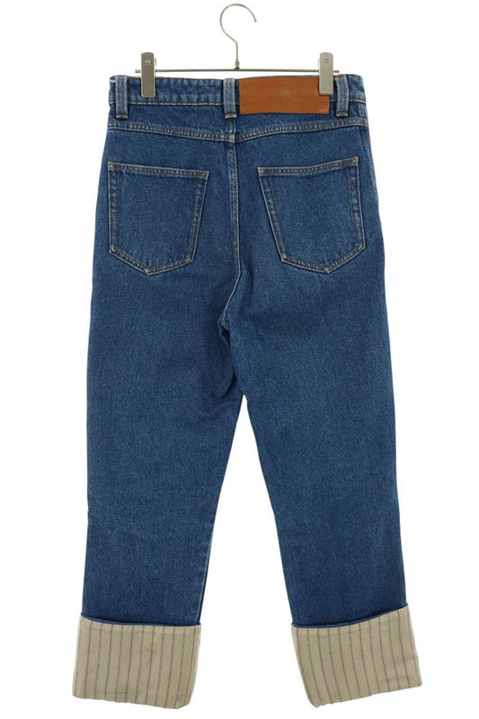 Loewe Stripe Panel Fisherman Denim Jeans Indigo Size 34