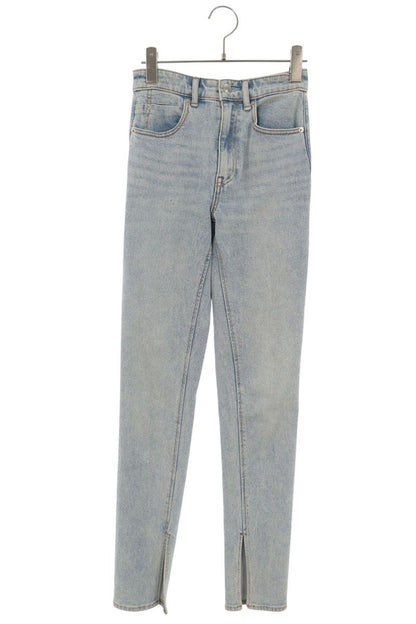 Alexander Wang Washed Slit Skinny Indigo Jeans Size 24