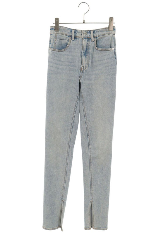 Alexander Wang Washed Slit Skinny Indigo Jeans Size 24