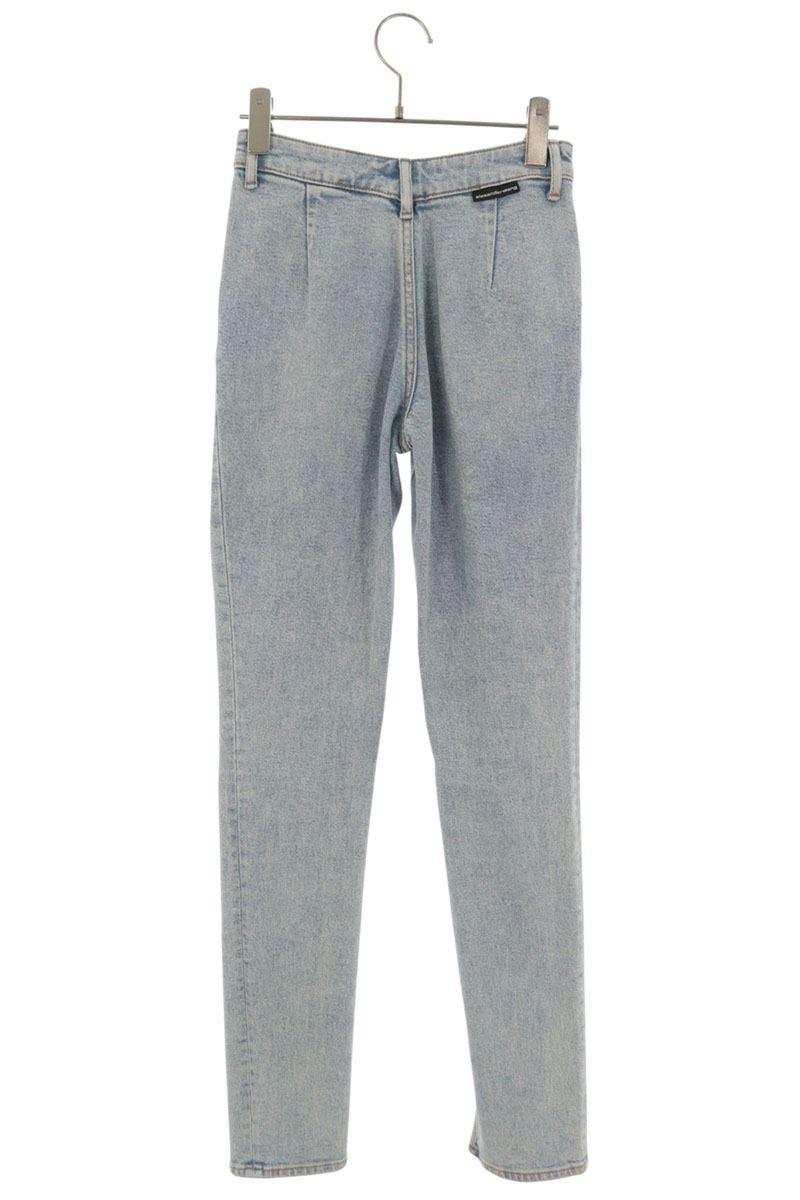 Alexander Wang Washed Slit Skinny Indigo Jeans Size 24