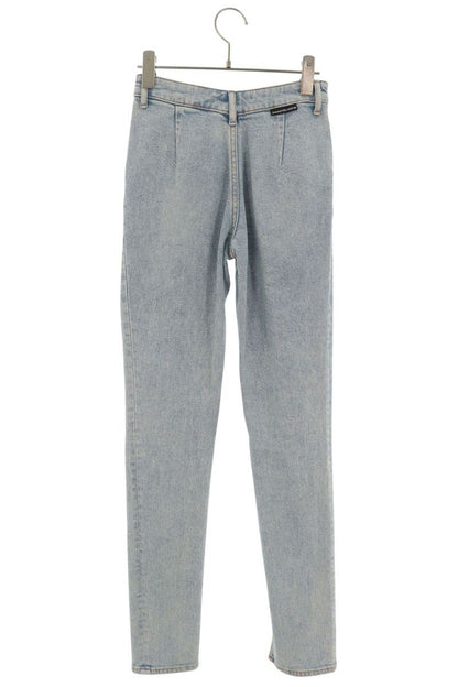 Alexander Wang Washed Slit Skinny Indigo Jeans Size 24
