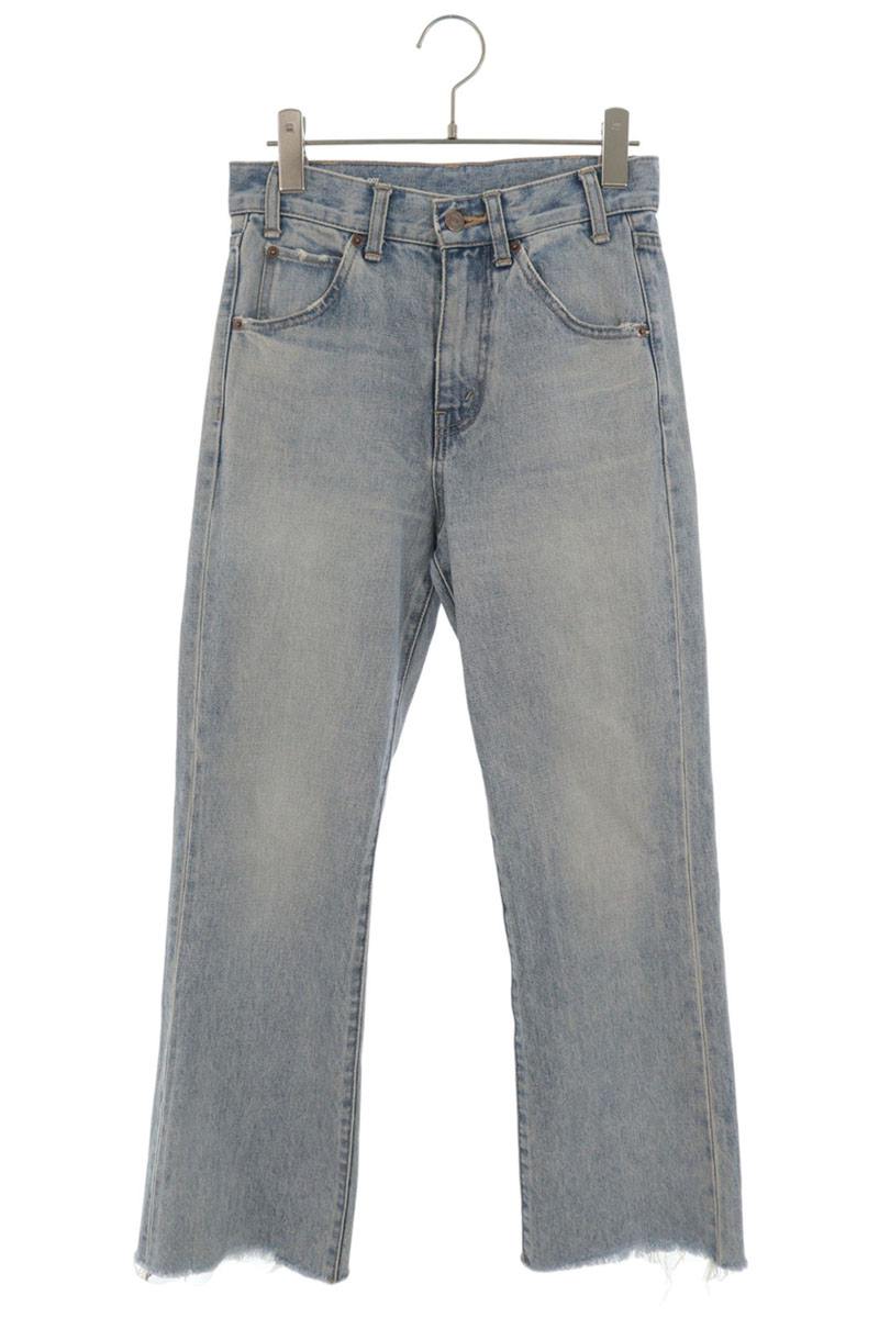 Celine Dylan Raw Hem Flare Jeans Indigo Size 24