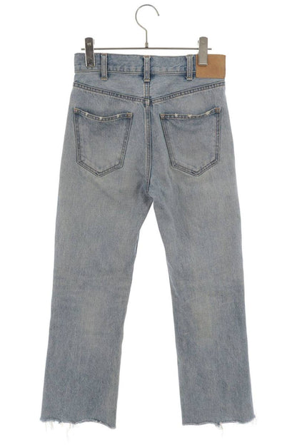 Celine Dylan Raw Hem Flare Jeans Indigo Size 24