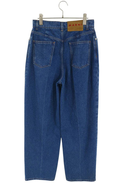 MARNI Logo Patch Denim Jeans Indigo Size 38
