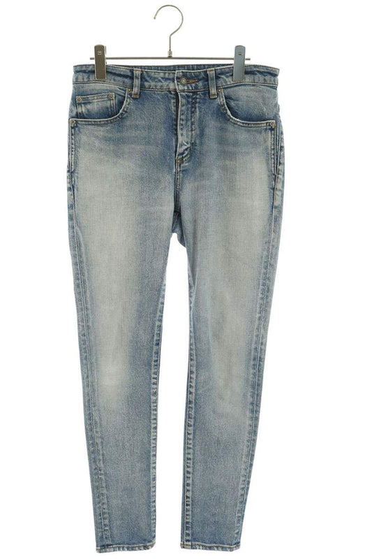 SAINT LAURENT PARIS Washed Skinny Jeans Indigo Size 28 Inch