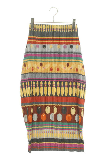 Issey Miyake Pleats Please Bowling Skirt Multi Size 1