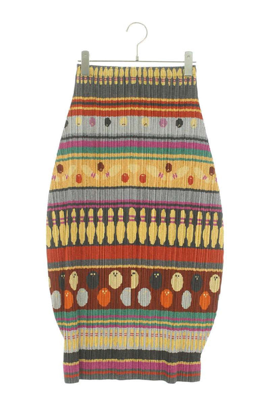 Issey Miyake Pleats Please Bowling Skirt Multi Size 1