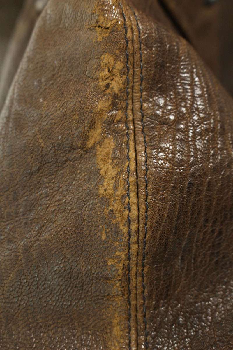 Chrome Hearts Cross Ball Leather Cargo Skirt Brown Size M