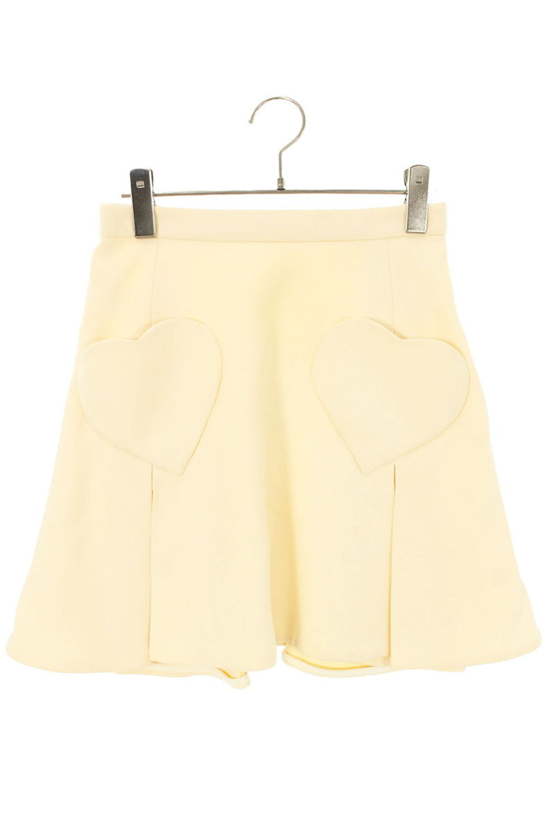Christian Dior Heart Pocket Skirt Off-White Size 34