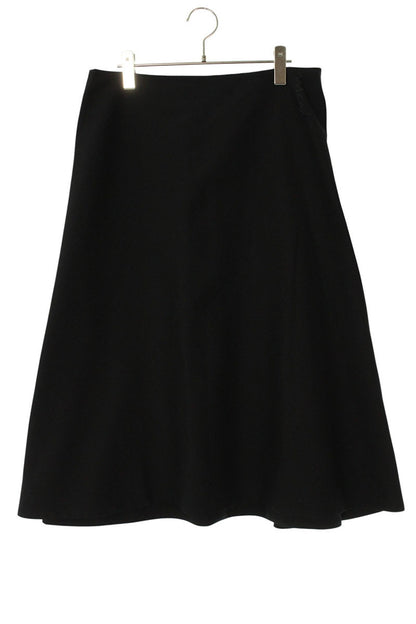 Marni 24AW Black Wool Flare Skirt Size 42