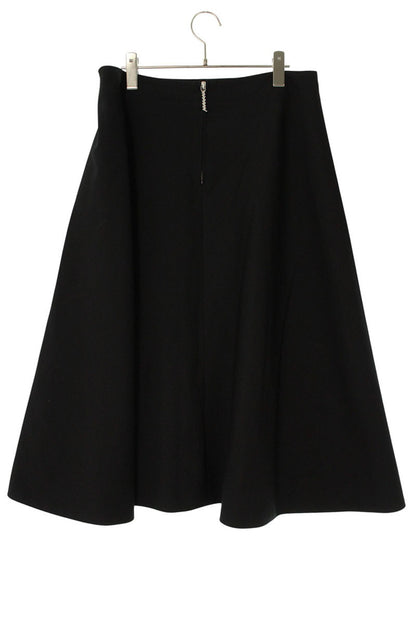 Marni 24AW Black Wool Flare Skirt Size 42