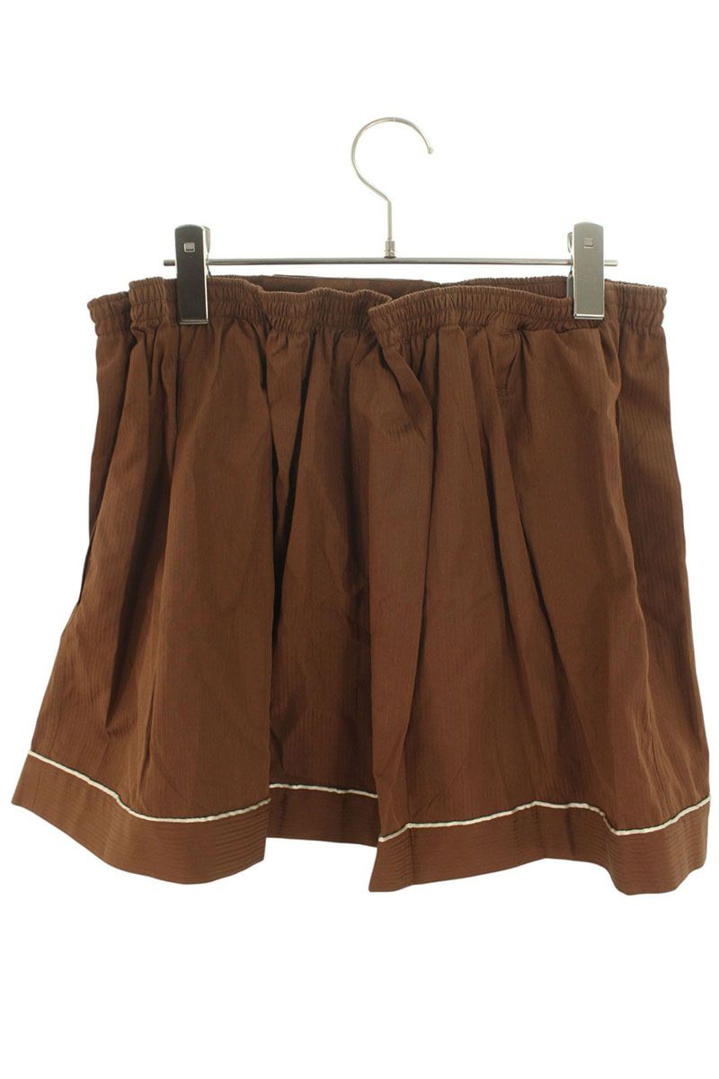 Prada Brown Cotton Mini Skirt Size 36