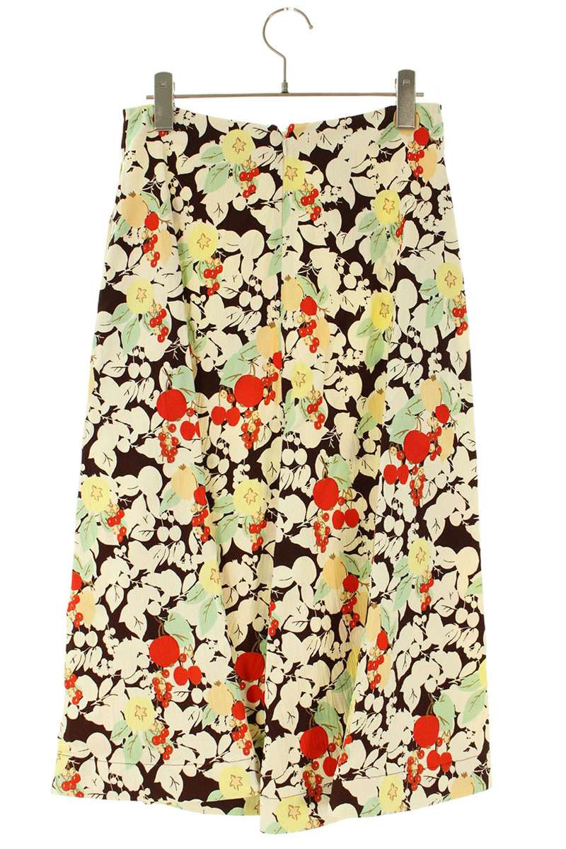 Jil Sander Flower Print Midi Skirt Multi Size 30