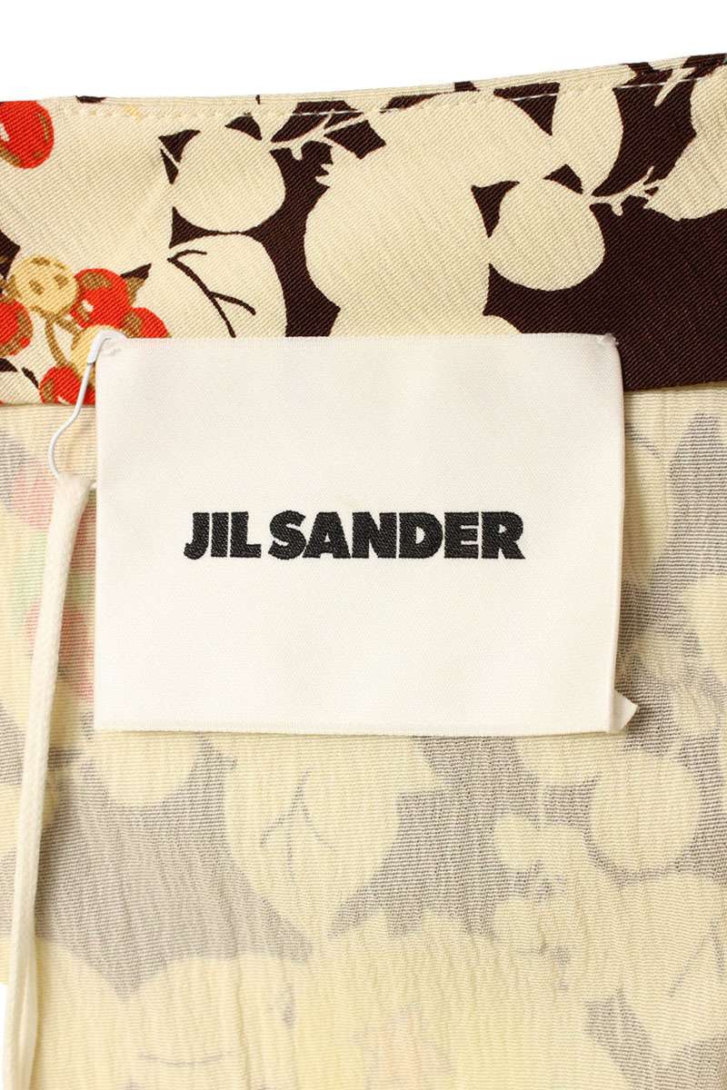 Jil Sander Flower Print Midi Skirt Multi Size 30