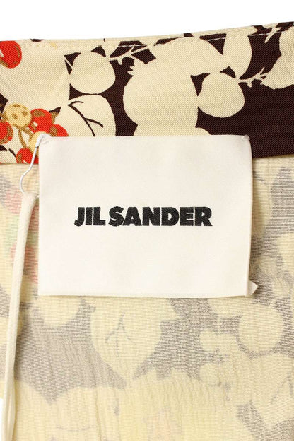 Jil Sander Flower Print Midi Skirt Multi Size 30