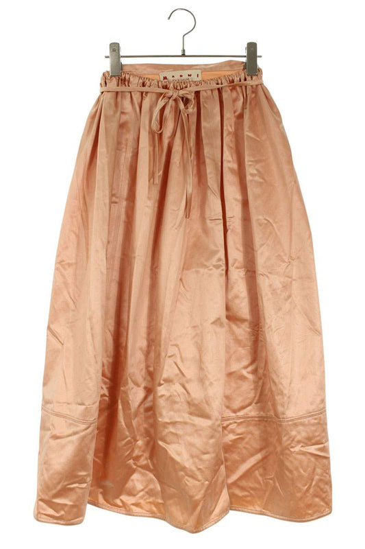 Marni Pink Cotton Acetate Midi Skirt Size 38