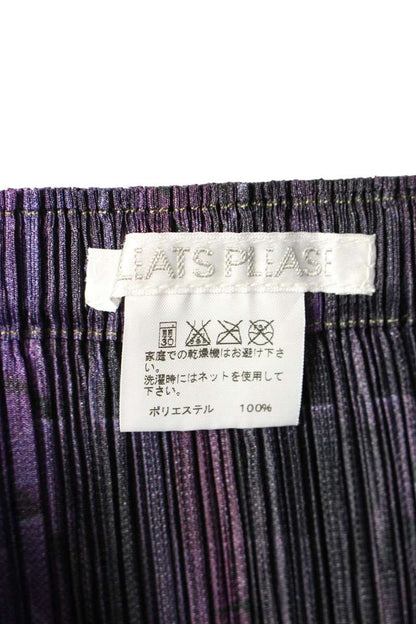 Vintage Champagne Bottle Pleated Skirt 08AW Size 3
