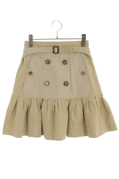 Burberry Beige Cotton Trench Skirt Size 36