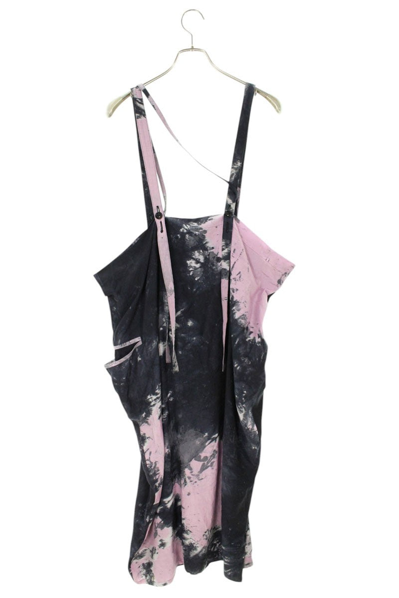 Yohji Yamamoto 25SS Asymmetric Pink Printed Dress Size 2