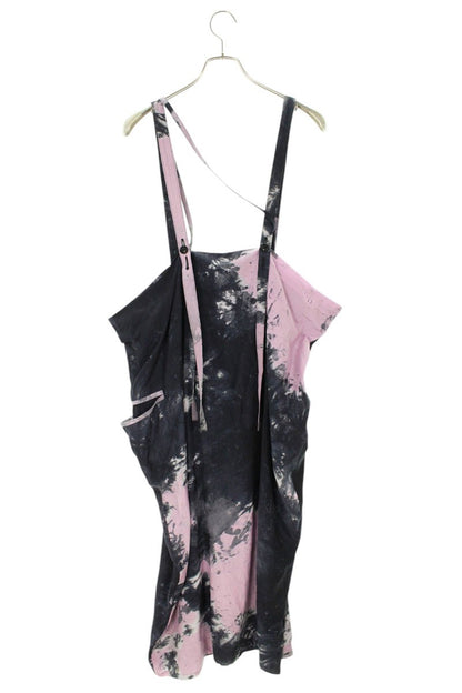 Yohji Yamamoto 25SS Asymmetric Pink Printed Dress Size 2