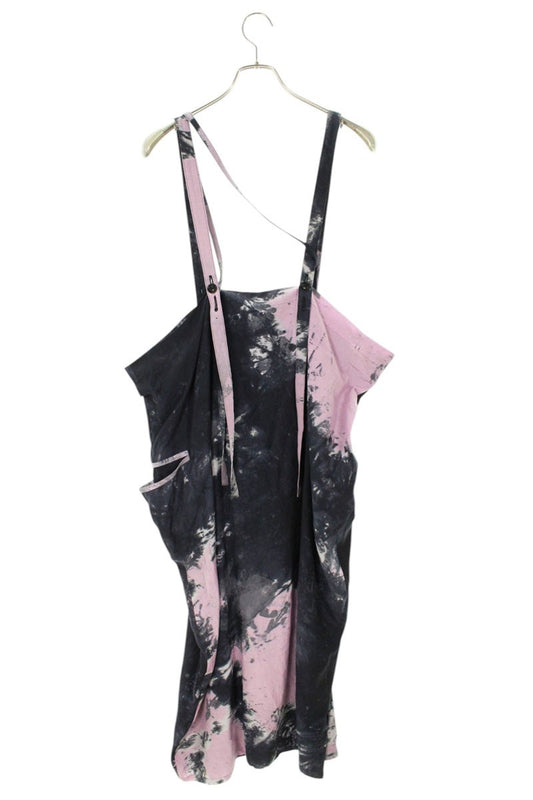 Yohji Yamamoto 25SS Asymmetric Pink Printed Dress Size 2