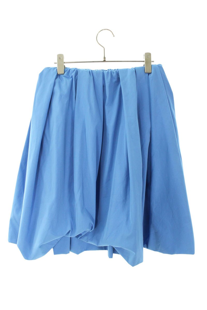 Miu Miu Light Blue Cotton Poplin Skirt Size 40