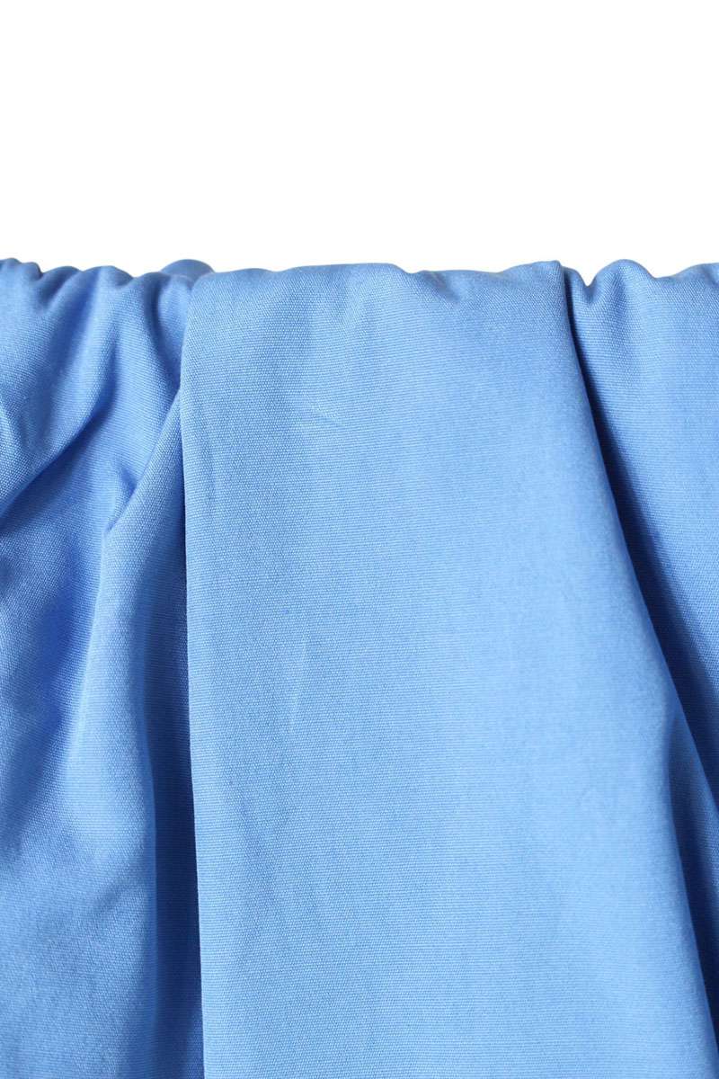 Miu Miu Light Blue Cotton Poplin Skirt Size 40