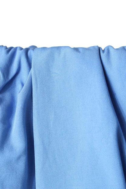 Miu Miu Light Blue Cotton Poplin Skirt Size 40