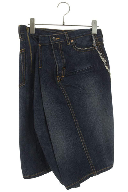 Junya Watanabe AD2005 Reconstructed Denim Pants Skirt Size S