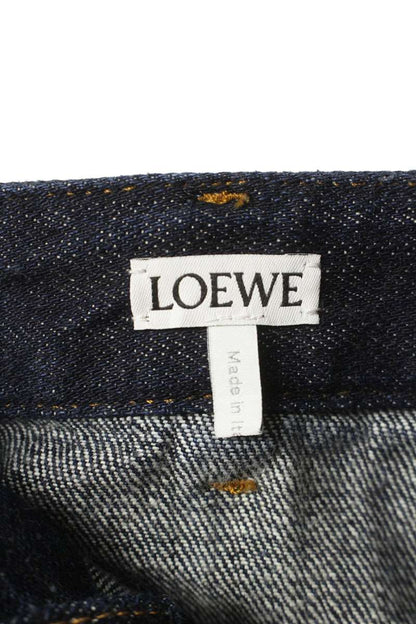 Vintage Indigo Anagram Patch Skirt Size 34