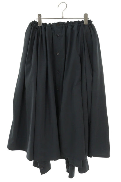 Yohji Yamamoto 25AW Docking Taffeta Skirt Gray Size 2