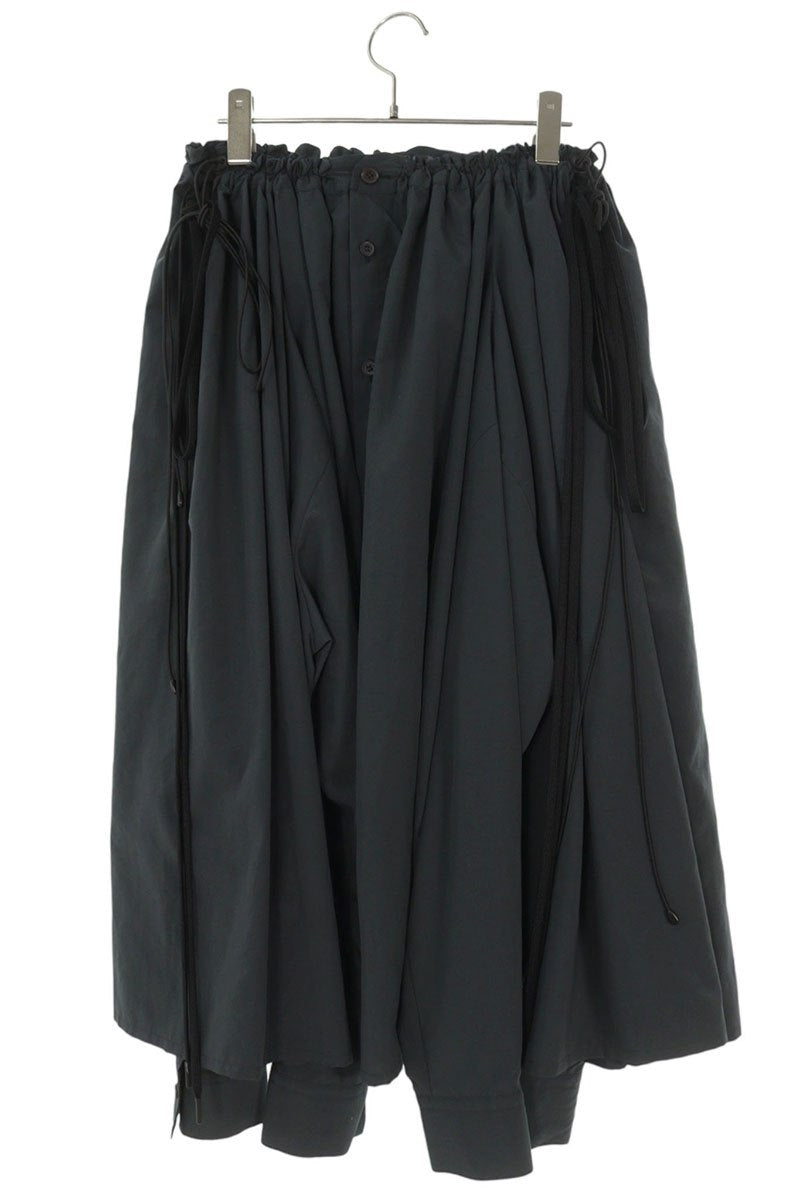 Yohji Yamamoto 25AW Docking Taffeta Skirt Gray Size 2