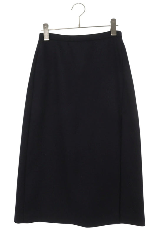 Auralee Wool Melton Navy Skirt Size 0