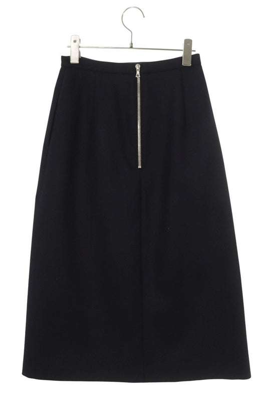 Auralee Wool Melton Navy Skirt Size 0