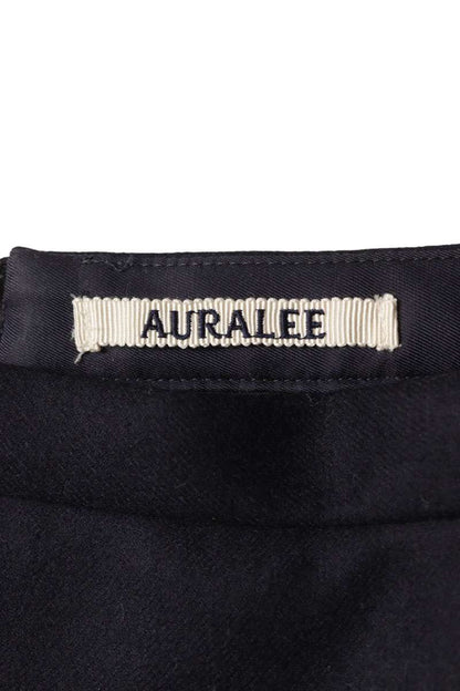 Auralee Wool Melton Navy Skirt Size 0