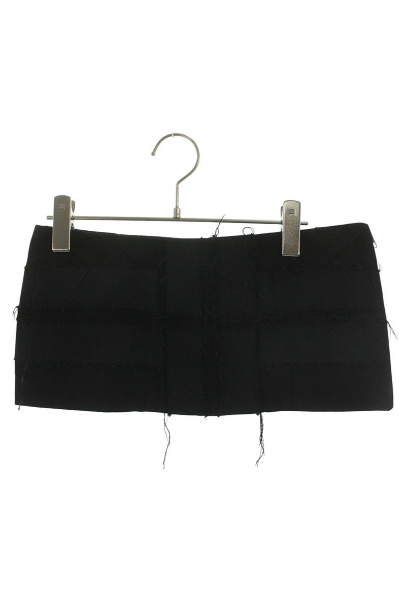 Vintage LATUI ATELIER Black Denim Skirt Size S