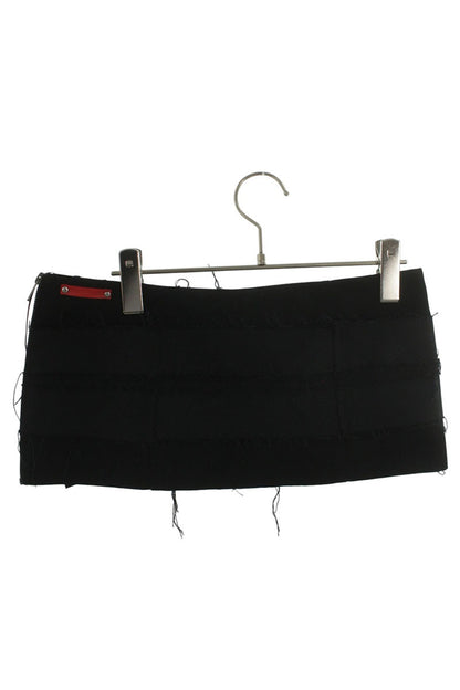 Vintage LATUI ATELIER Black Denim Skirt Size S