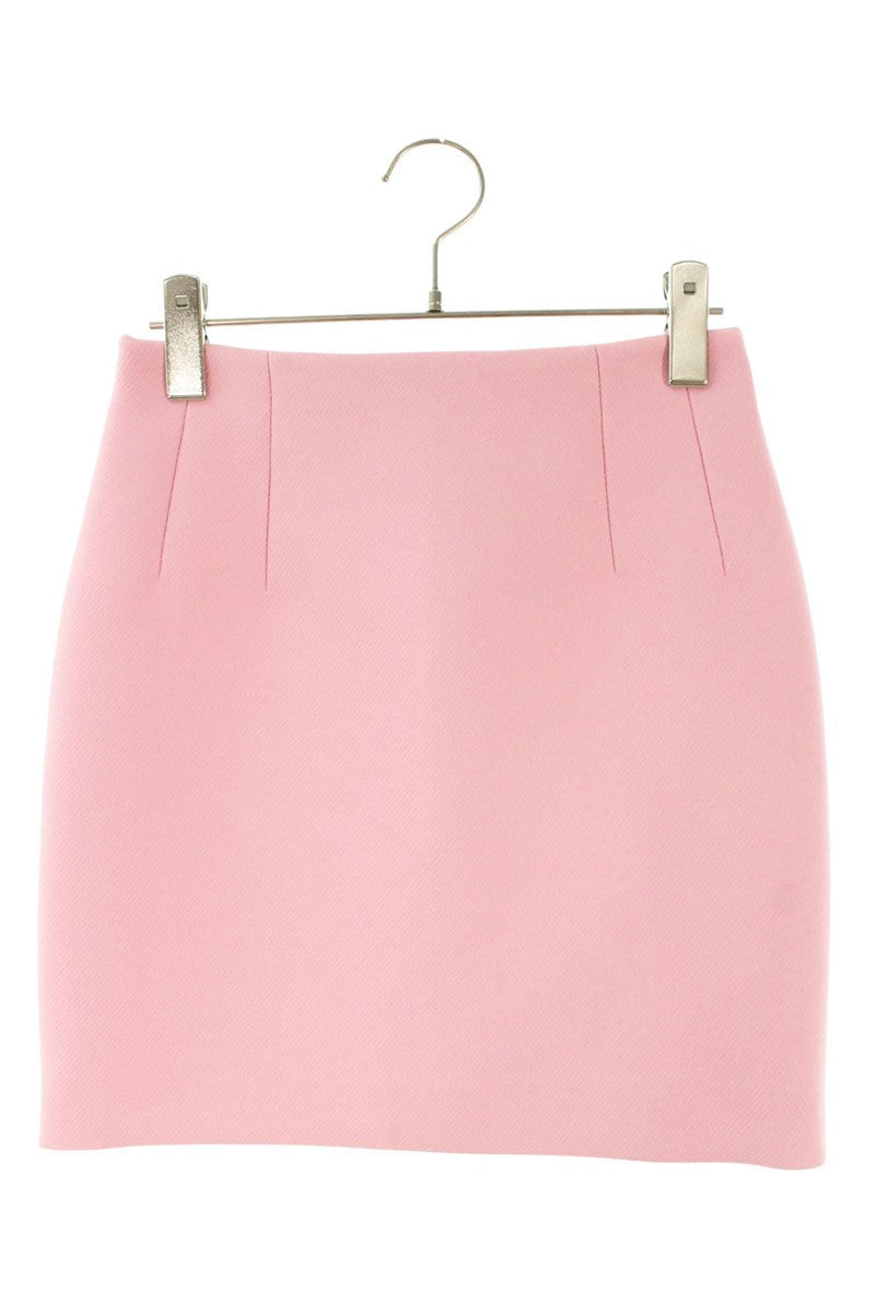 Versace Pink Polyester Pencil Skirt Size 36