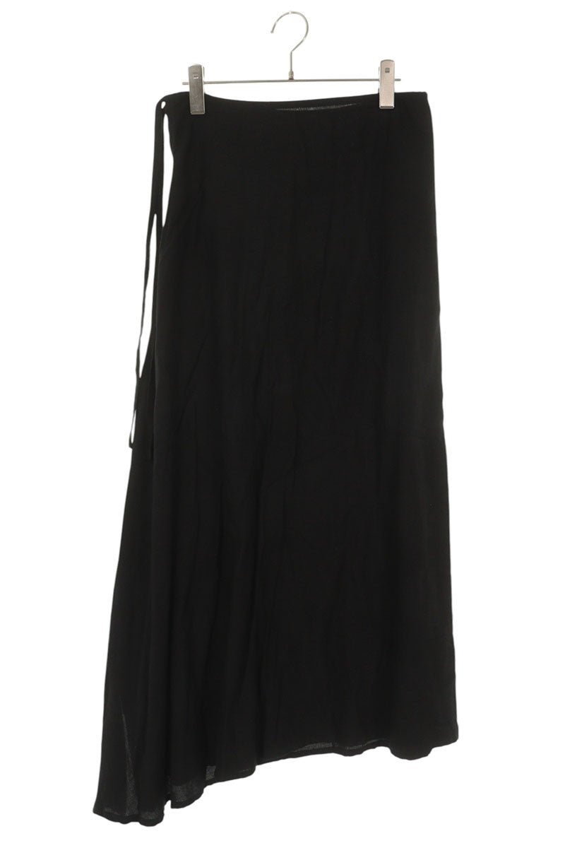 Yohji Yamamoto Rayon Cotton Skirt Black Size 2