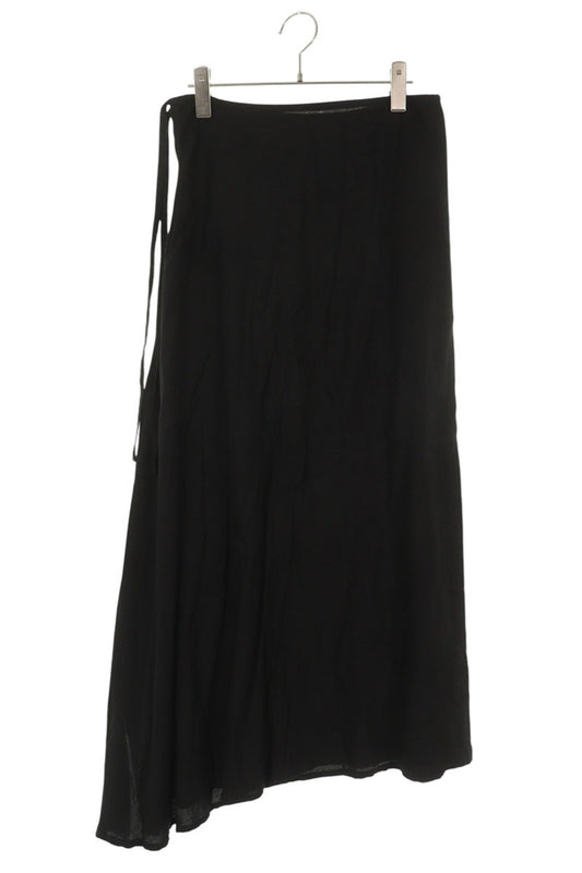 Yohji Yamamoto Rayon Cotton Skirt Black Size 2