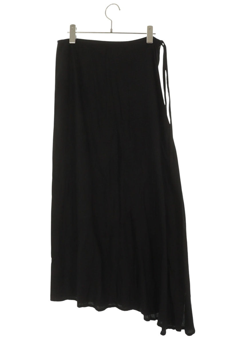 Yohji Yamamoto Rayon Cotton Skirt Black Size 2