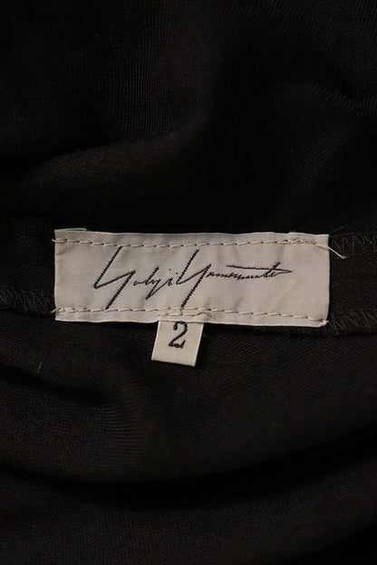 Yohji Yamamoto Rayon Cotton Skirt Black Size 2