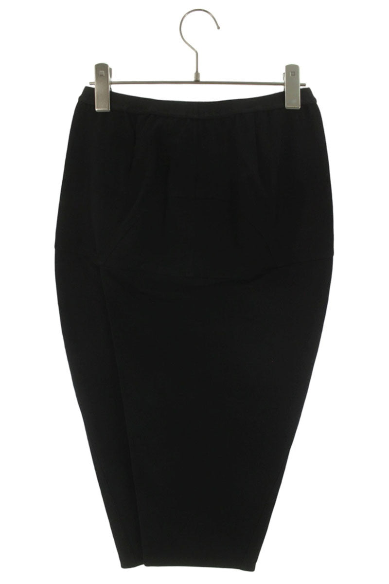 Rick Owens 18AW GG Black Cocoon Tight Skirt Size 38