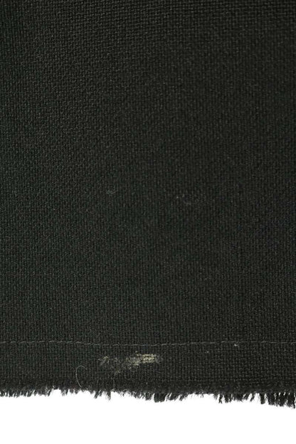 Rick Owens Black Cut-Off Wool Mini Skirt Size 40