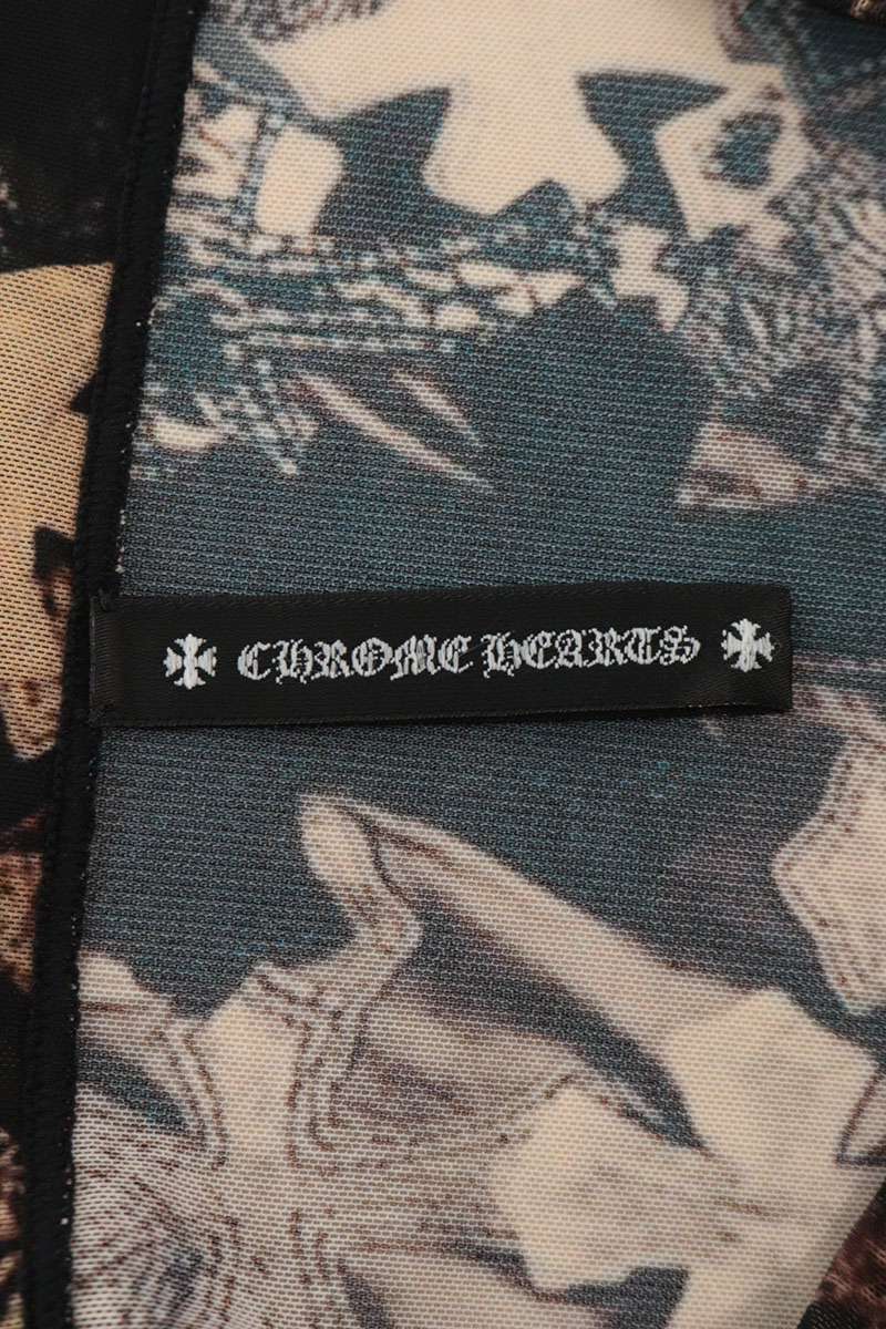 Chrome Hearts Brown Cross Pattern Skirt Size XS