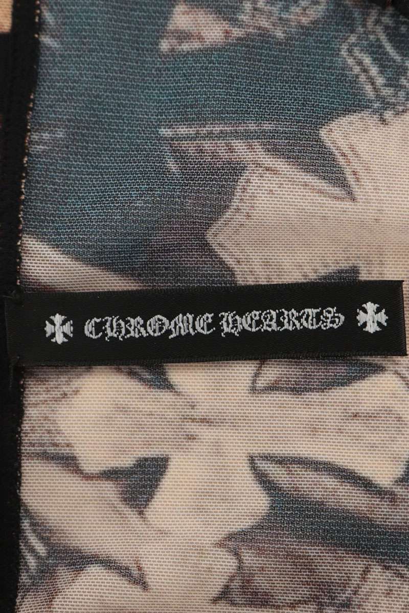 Chrome Hearts Cross Pattern Sheer Skirt Brown & Black Size S