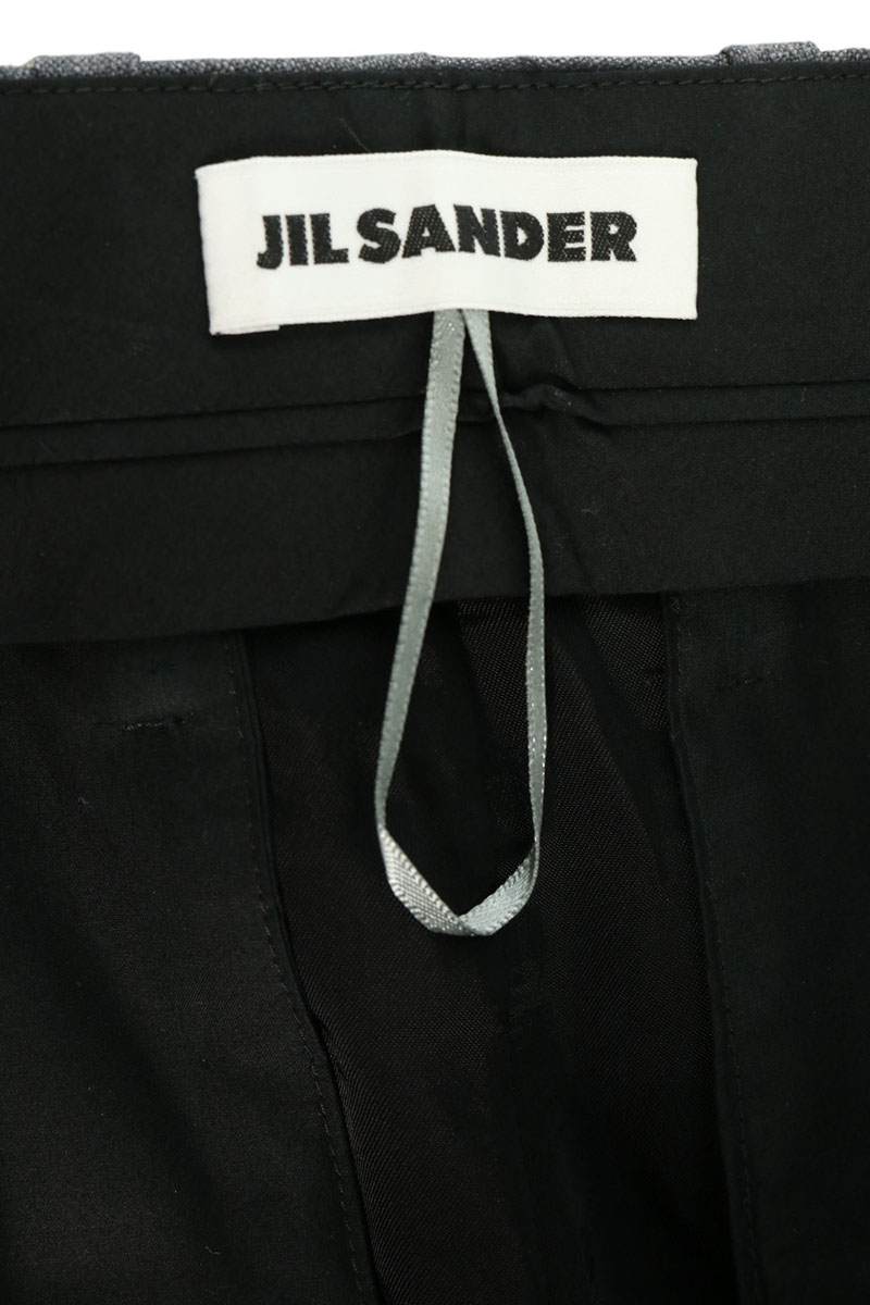Jil Sander Gray Wool Midi Skirt Size 32